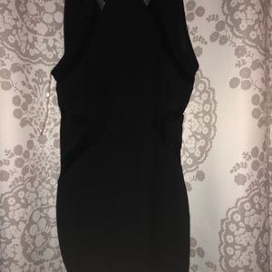 Black cocktail dress